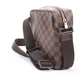Louis Vuitton-Louis Vuitton Damier Olav Crossbody Bag PM N41442-Brown