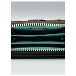 Autre Marque-Monedero Lona Animal Print-Green