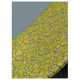 Hermès-Corbata Amarilla con Círculos-Yellow