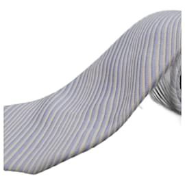 Hermès-Corbata  Rosa a Rayas-Other