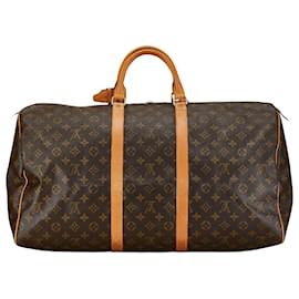 Louis Vuitton-Louis Vuitton Keepall 55-Brown