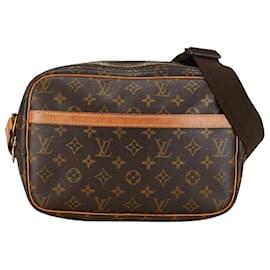 Louis Vuitton-Louis Vuitton Reportero PM-Castaño