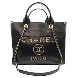 Chanel-Chanel Deauville-Schwarz