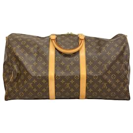 Louis Vuitton-Louis Vuitton Keepall Bandoulière 55-Marrom