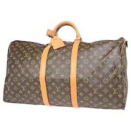 Louis Vuitton-Louis Vuitton Keepall Bandouliere 55-Brown