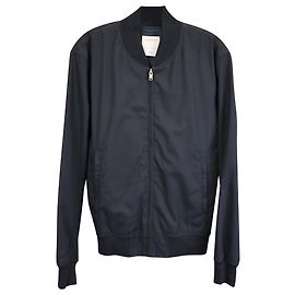 Cazadora bomber Sandro de algodón azul marino Azul Azul marino