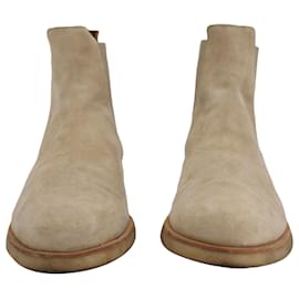 Autre Marque-Common Projects Chelsea Boots in Beige Suede-Beige