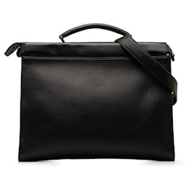 Fendi-Fendi Leather Peekaboo Handbag  Leather Handbag 7VA406 in Good condition-Other
