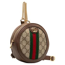 Gucci-Gucci GG Supreme Ophidia Mini Backpack Sac à dos en toile 598661.0 en excellent état-Autre