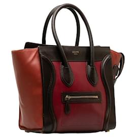 Céline-Sac à main en cuir Celine Micro Leather Bagage Tote en bon état-Autre