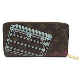 Louis Vuitton-Louis Vuitton Zippy Wallet Canvas Lange Geldbörse M58507 in ausgezeichnetem Zustand-Andere