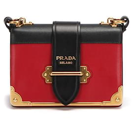 Prada-Sac à bandoulière Cahier en cuir-Autre