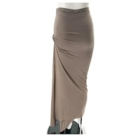 Rick Owens-RICK OWENS  Skirts T.US 6 Viscose-Brown