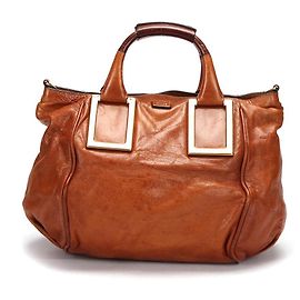 Chloé Bolsa de ombro de couro Ethel Outro