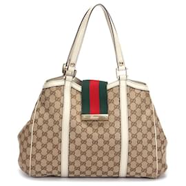 Gucci-GG Canvas Web Nouveau sac à bandoulière pour femme 233609-Autre