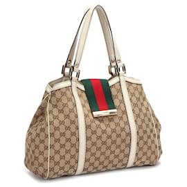 Gucci-GG Canvas Web Nouveau sac à bandoulière pour femme 233609-Autre