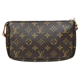 Louis Vuitton-Accesorios de Louis Vuitton Pochette-Castaño