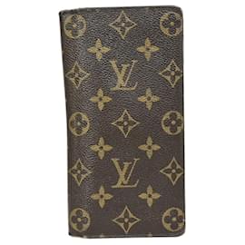 Louis Vuitton-Louis Vuitton Portefeuille Brazza-Brown