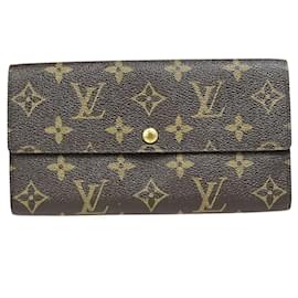 Louis Vuitton-Louis Vuitton Porte Monnaie Credit-Brown