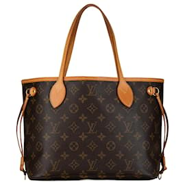 Louis Vuitton-Louis Vuitton Brown-Monogramm Neverfull PM-Braun