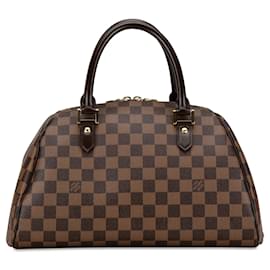 Louis Vuitton-Louis Vuitton Brown Damier Ebene Ribera MM-Castaño