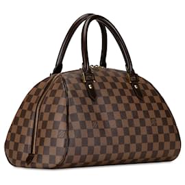 Louis Vuitton-Louis Vuitton Castanho Damier Ebene Ribera MM-Marrom