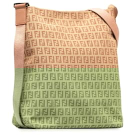 Fendi-Sac à bandoulière Fendi Zucchino marron-Marron,Autre