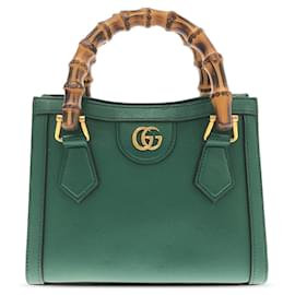 Gucci-Gucci Mini Bambou Vert Diana-Vert