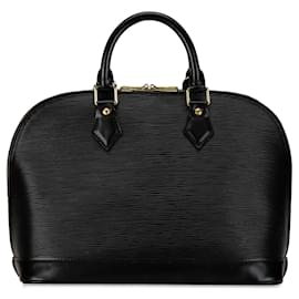 Louis Vuitton-Louis Vuitton Black Epi Alma PM-Negro