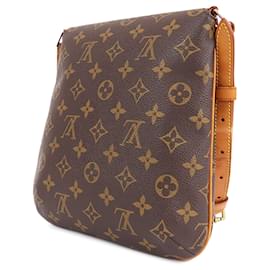 Louis Vuitton-Courroie courte Salsa Musette Louis Vuitton Monogram Brown-Marron