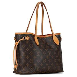 Louis Vuitton-Louis Vuitton Brown-Monogramm Neverfull PM-Braun