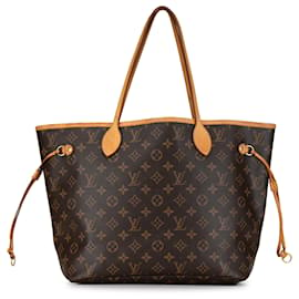 Louis Vuitton-Louis Vuitton Brown Monogramm Neverfull MM-Braun