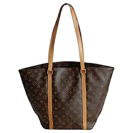 Louis Vuitton-Bolsa tiracolo Louis Vuitton Shopping com monograma-Marrom