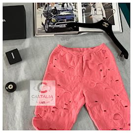 Chanel-New Icon Supermarket Runway Legging-Pink