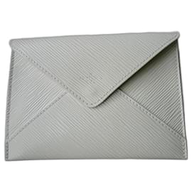 Louis Vuitton-LOUIS VUITTON Epi leather white snap clutch new-White