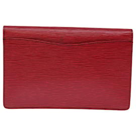 Louis Vuitton-Bolso de mano LOUIS VUITTON Epi Montaigne Rojo M52657 EP de autenticación de LV4309-Roja