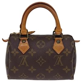 Louis Vuitton-LOUIS VUITTON Monogram Mini Speedy Hand Bag 2way M41534 LV Auth 75479-Monogram