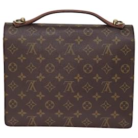 Louis Vuitton-Bolsa de mão LOUIS VUITTON Monograma Monceau 2maneira M51185 Autenticação de LV 74586-Monograma