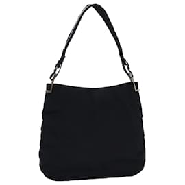 Gucci-GUCCI Shoulder Bag Nylon Black 001 3166 Auth bs14561-Black