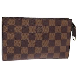 Louis Vuitton-LOUIS VUITTON Damier Ebene Marais Pouch LV Auth 75254-Other