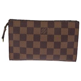 Louis Vuitton-LOUIS VUITTON Damier Ebene Marais Pouch LV Auth 75254-Otro