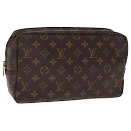 Louis Vuitton-Toilette Louis Vuitton Monogram Trousse 28 Bolso de mano M47522 LV Auth ki4493-Monograma