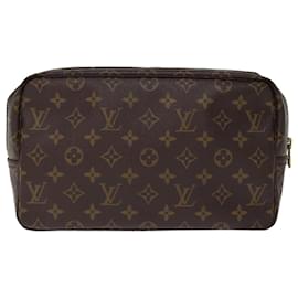 Louis Vuitton-Louis Vuitton Monogram Trousse Toilette 28 Clutch Bag M47522 LV Auth ki4493-Monogram