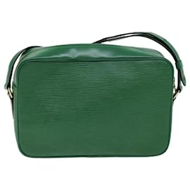 Louis Vuitton-LOUIS VUITTON Epi Trocadero 27 Bolsa de ombro verde M52314 Autenticação de LV 75167-Verde