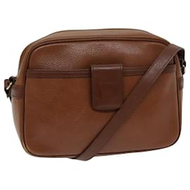 Autre Marque-Burberrys Shoulder Bag Leather Brown Auth ep4295-Brown