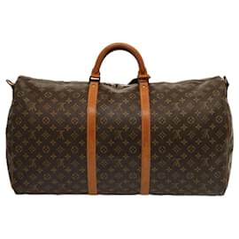 Louis Vuitton-Louis Vuitton Monogram Keepall Bandouliere 60 Boston Bag M41412 LV Auth fm3396-Monogram