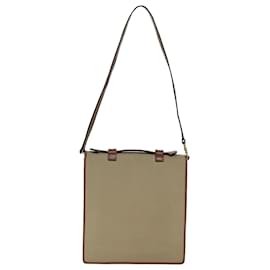 Autre Marque-Burberrys Bolsa tiracolo Lona Bege Auth bs14367-Bege