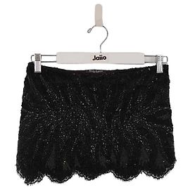 Balmain Schwarzer Minirock Schwarz