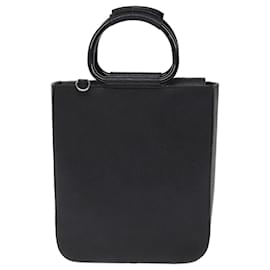 Gucci-GUCCI Sac à main Cuir 2façon noir 002 1118 0463 auth 74592-Noir