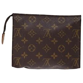 Louis Vuitton-Louis Vuitton Monogram Poche Toilette 19 Pouch M47544 LV Auth am6269-Monogram